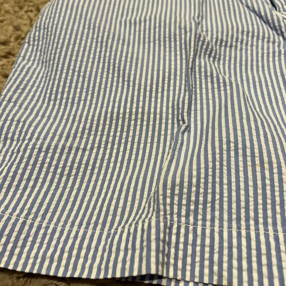 Polo Ralph Lauren Men’s Seersucker Blue White Golf Shorts 36 - Picture 9 of 9